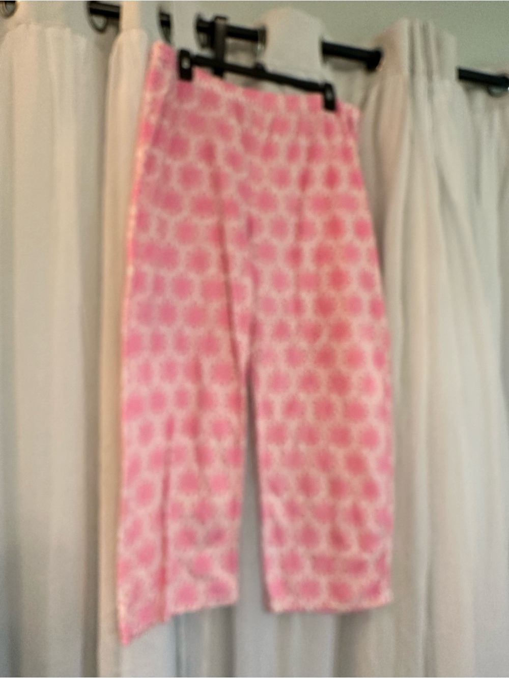 Mayfair Pink Floral Plush Lounge Pants